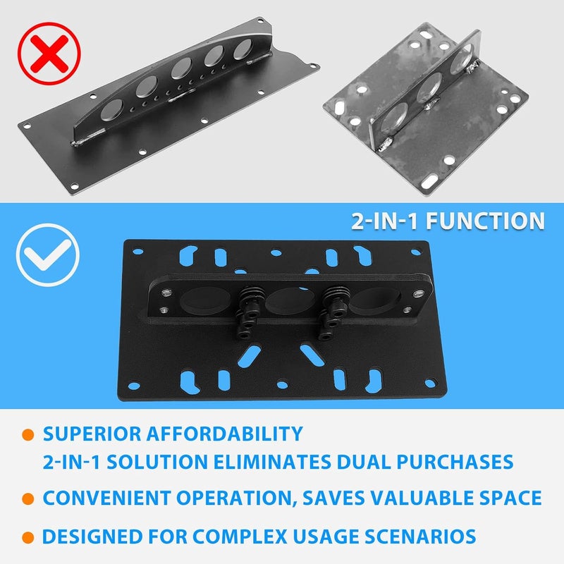 LEQEE Engine Lift Plate LS Engine Lift Plate Hoist Motor Engine Lift Bracket Carb Carburetor Hoist for LS Engine for Chevy Ford SBC BBC - Image 3